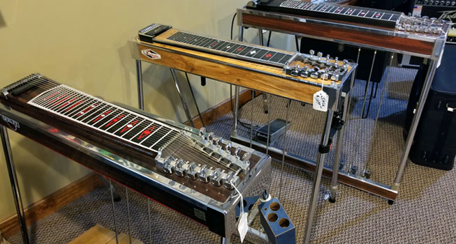 Hummingbird Music, Kline Sho Bud Emmons Pedal Steel Guitar, Dobros, Banjos, Mandolins, Music Lessons, Rick Troyer, Sugarcreek Ohio